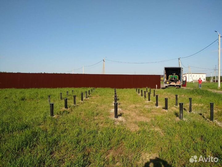 Винтовые сваи установка под ключ