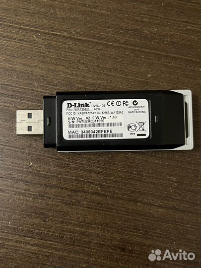 Адаптер Wifi D-Link DWA-125 + стойка