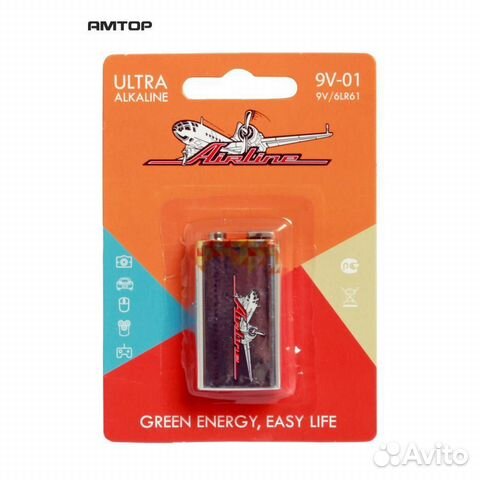 Airline 9V-01 Батарейка 