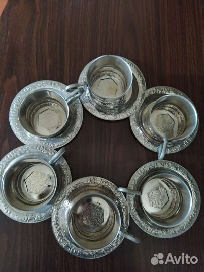 Подстаканник с блюдцем СССР