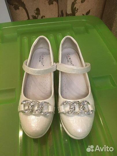 Туфли праздничные для девочки 35 размер