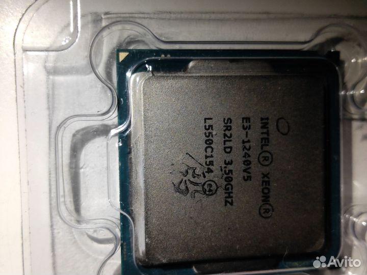 Процессор xeon e3-1240v5