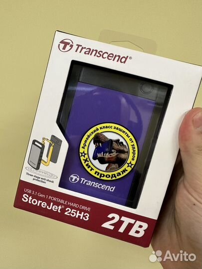 Внешний жесткий диск Transcend 2 тб