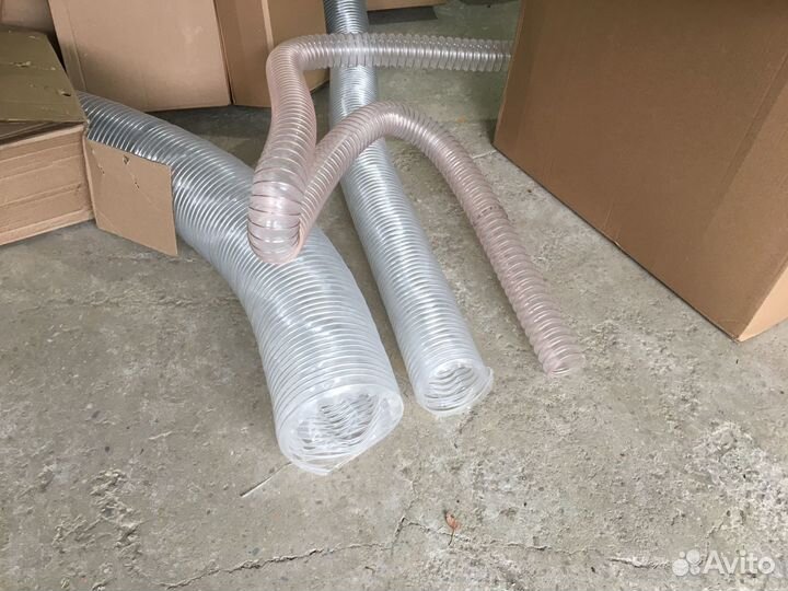 Шланг, гофрорукав прозрачный армированный полиолеф