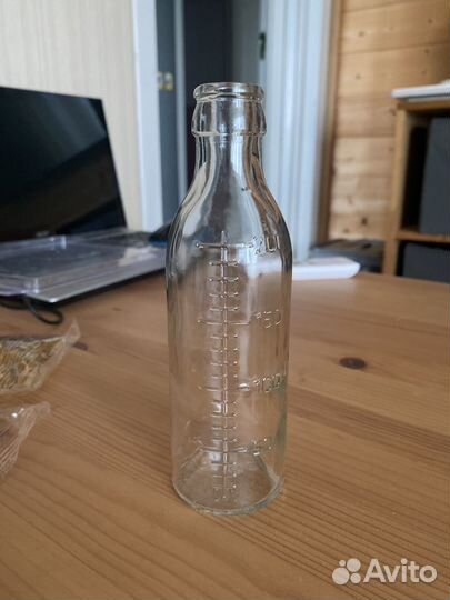 Бутылка для кормления стеклянная с соской