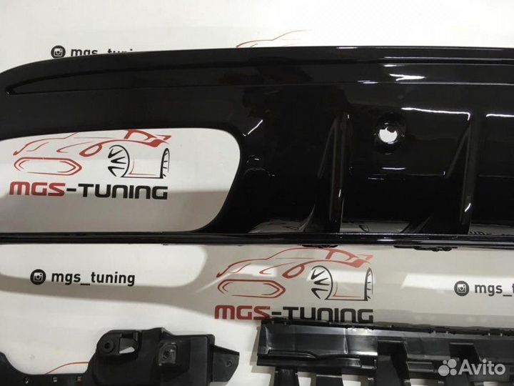 Диффузор Mercedes C-class w205 C63 AMG стиль 2019+