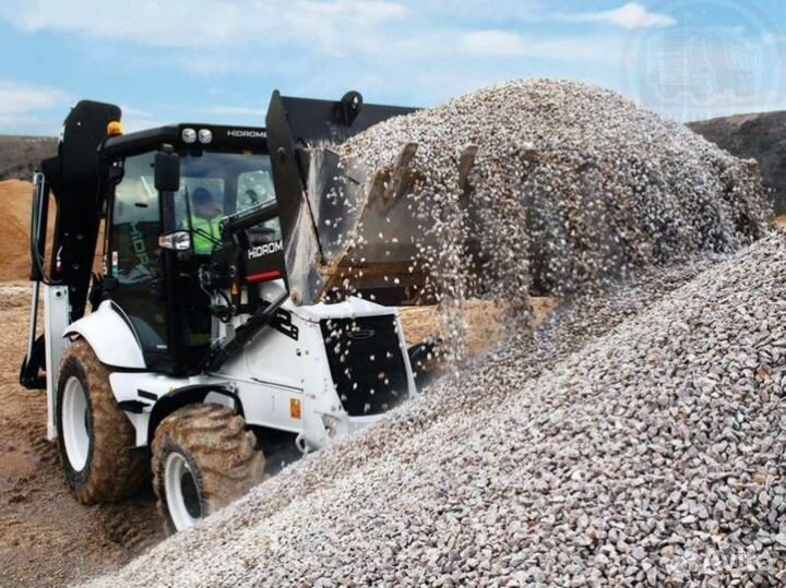 Песок, щебень