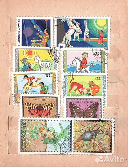 Почтовые марки 60-70 г.г. хх века