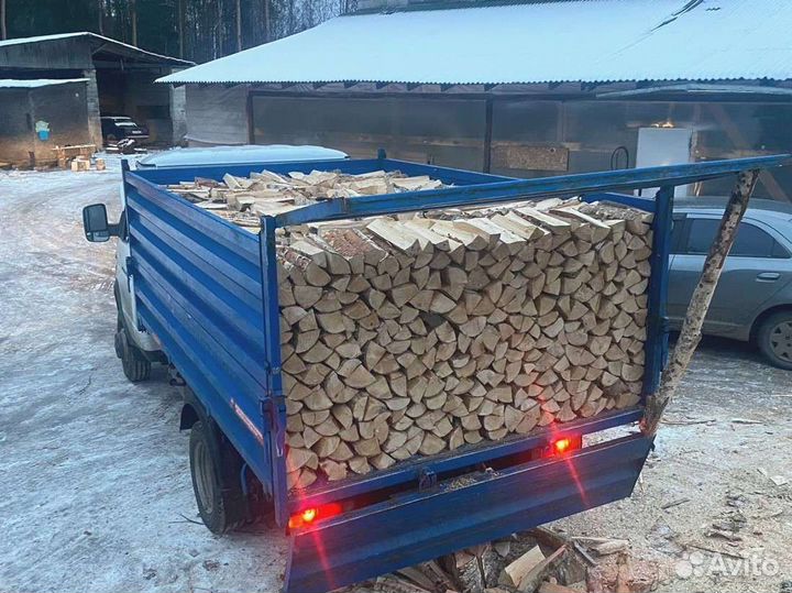 Сухие березовые дрова