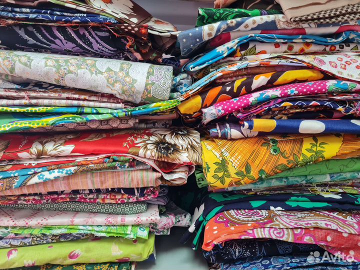 Ситец сатин штапель хлопок СССР