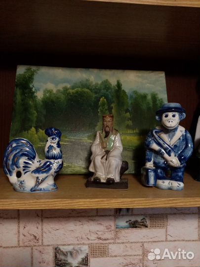Фарфоровые статуэтки Гжель