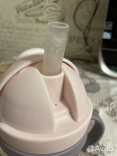 Поильник с трубочкой непроливайка