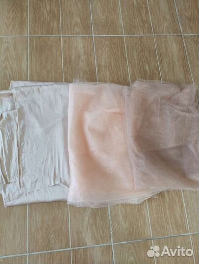 Ткань для пошива фатин, атлас