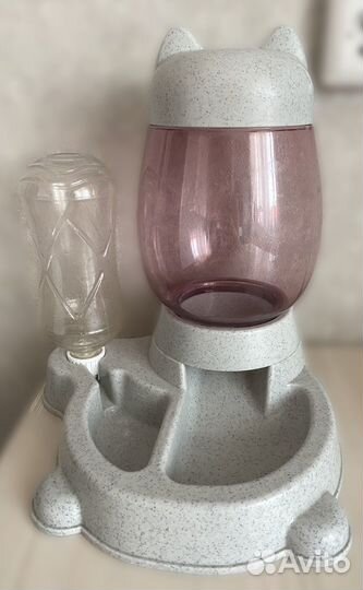 Миска с автоматической поилкой