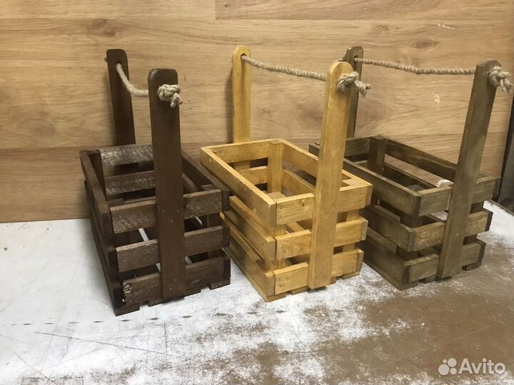 Ящик деревянный подарочный