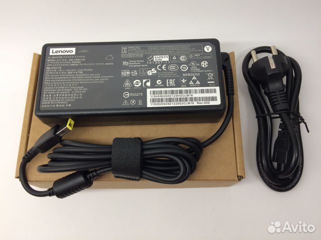 Блок питания Lenovo 20V 6.75A 135W (flat штекер)