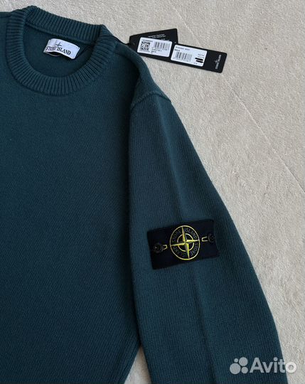 XL.Свитер Stone Island 'Dark Turquoise’.Оригинал