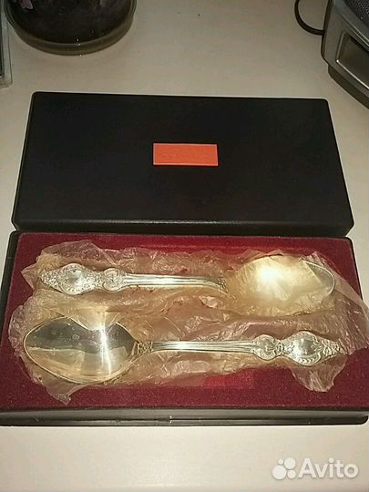 Ложки Троянда столовые и десертные.Мельхиор