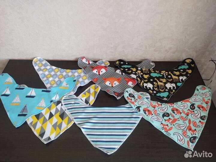 Набор нагрудников для новорожденных