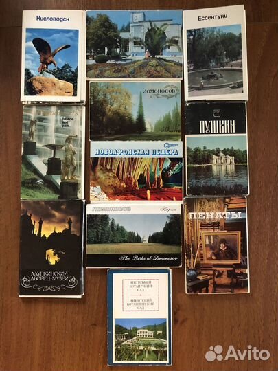 Наборы открыток СССР разные