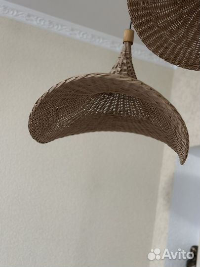 Абажур плетеный