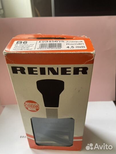 Нумератор reiner B6, 4,5 мм