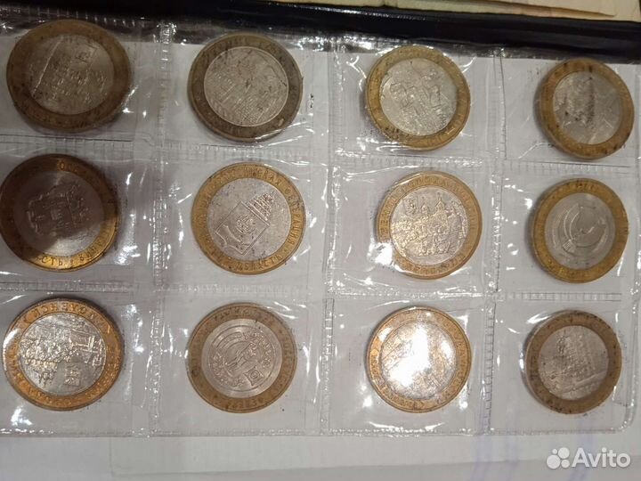 Продам монеты России юбилейные 2р., 10р