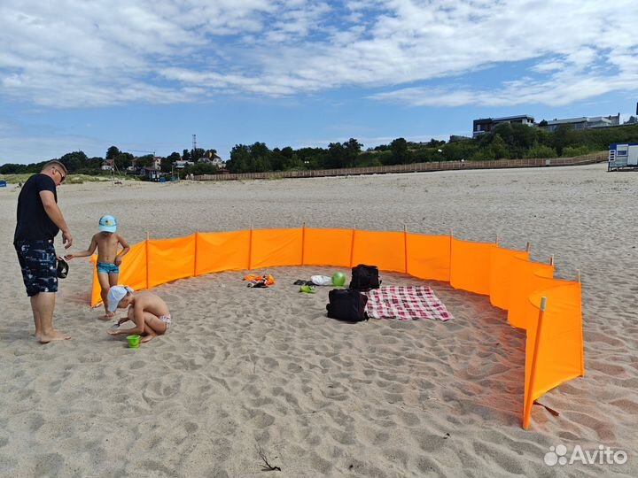 Параван 12 метров. Защита от ветра