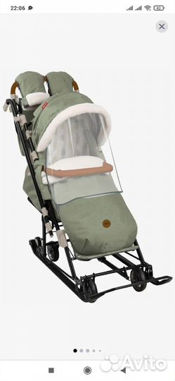 Детские санки коляска