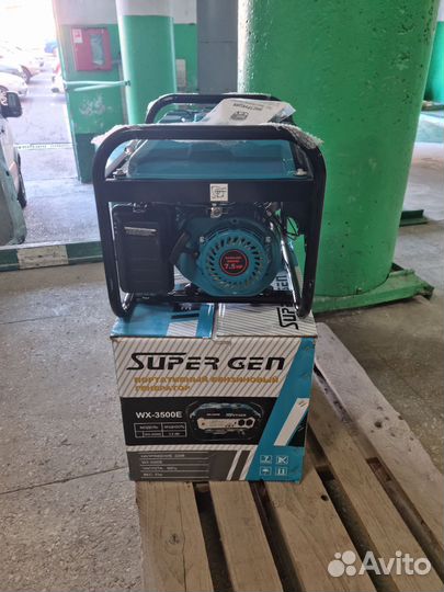 Электрогенератор бензиновый super GEN WX-3500Е