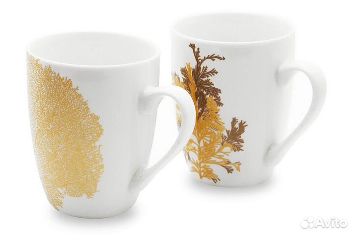 Набор кружек Singapore, белый, Фарфор, 2 шт