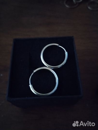 Серьги серебро