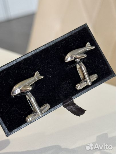 Запонки мужские самолеты