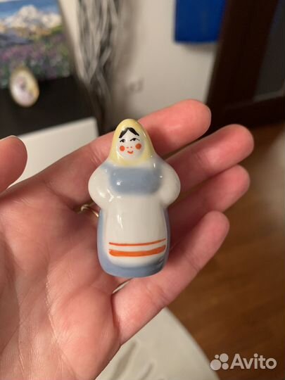 Матрешка СССР статуэтка фарфоровая