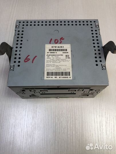 Штатная магнитола mitsubishi outlander xl