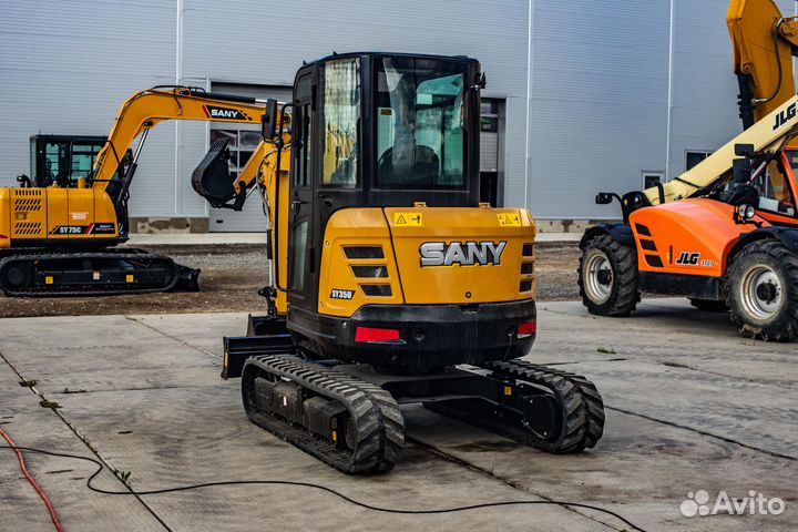 Мини-экскаватор Sany SY35U, 2023