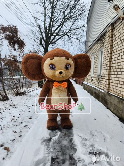 Чебурашка ростовая кукла костюм. Чебурашка. Новый