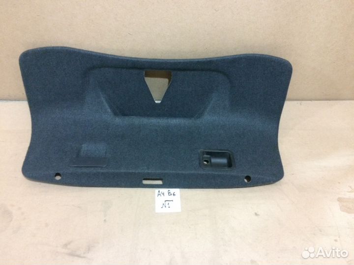 Обшивка и пол багажника audi A4 B6
