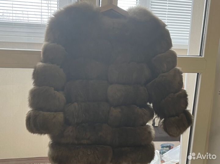 Шуба женская песец