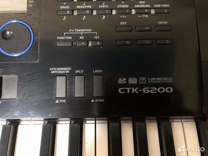 Синтезатор casio ctk 6200