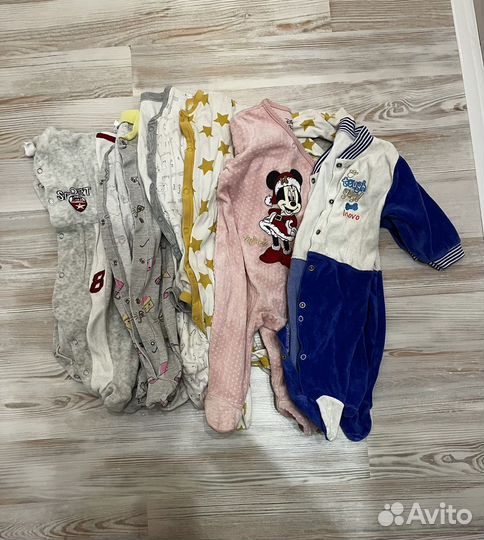 Вещи детские пакетами от 0 до 3 лет