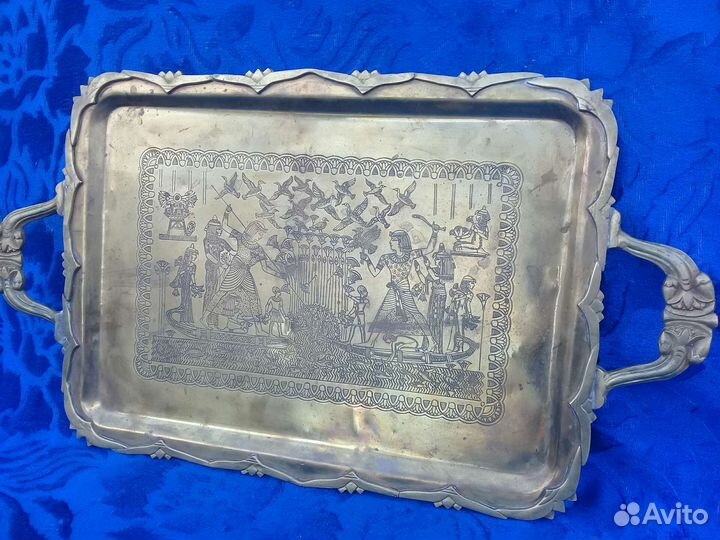 Бронзовый поднос 60 - 70е года