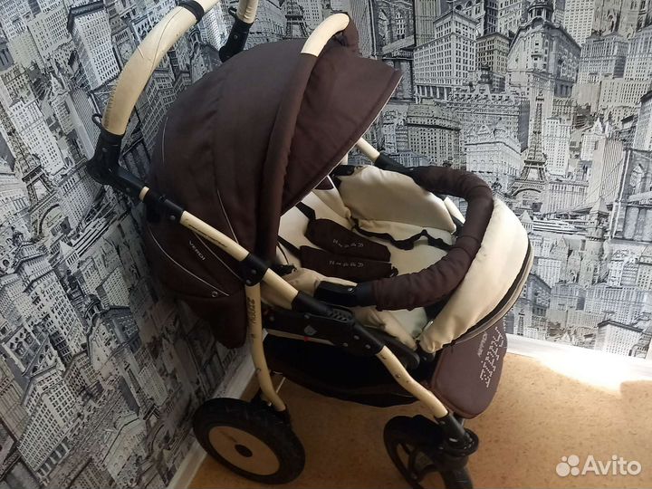 Коляска zippy 2 в 1 лежачий и сидячий блоки