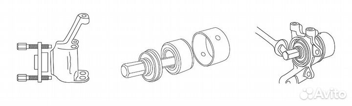 Набор для запрессовки и выпрессовки подшипников
