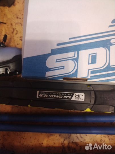 Лыжи, ботинки, палки, чехол