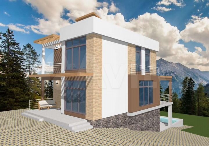 Коттедж 315 м² на участке 7 сот.