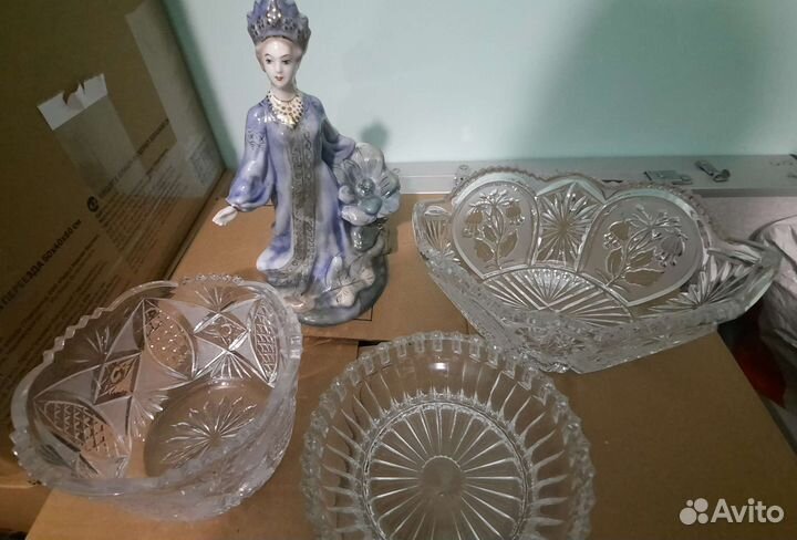 Хрустальная ваза