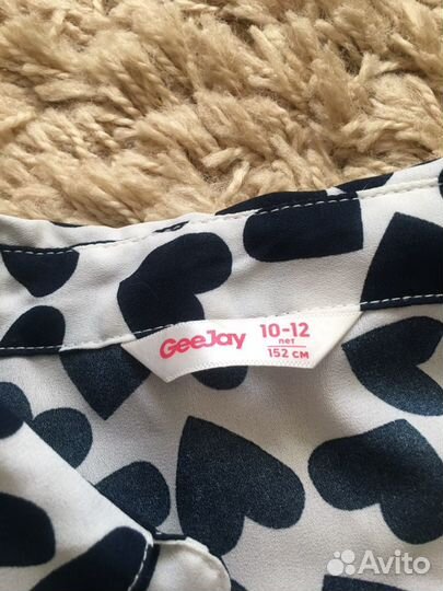 Блузка для девочки с поясом