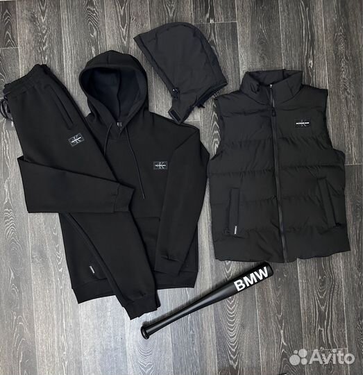 Мужской Спортивный костюм тройка Calvin Klein