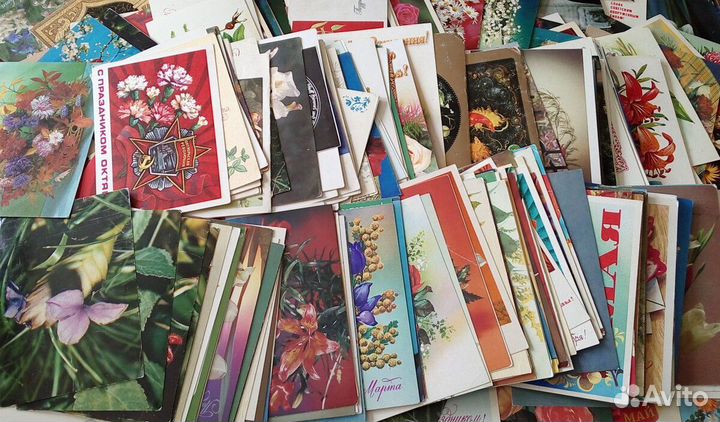 Открытки СССР подписанные, немаркированные